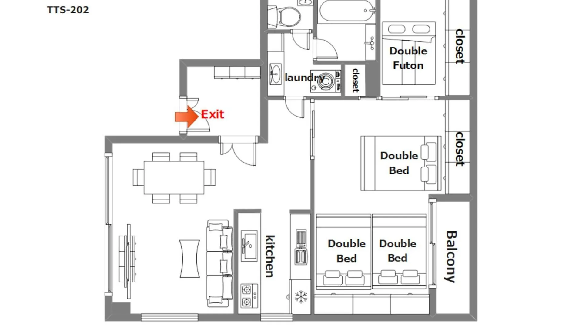 Apartmán 豊月荘 Toyotsuki Ósaka